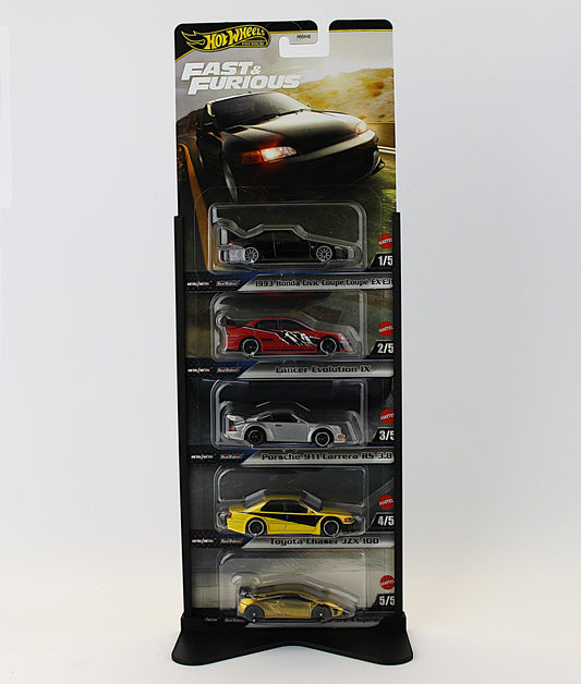Stojak na 5 modeli Hot Wheels premium w karcie